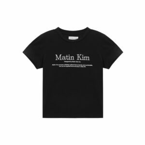 MATIN HERITAGE CROP TOP IN BLACK