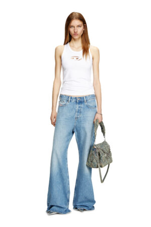 Tank top with cut-out Oval D logo