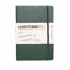 forest green a5 flexible notebook lined