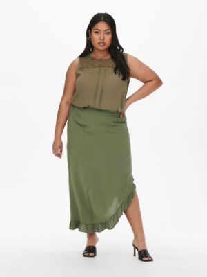 Flora Linen Maxi Dress - Floral Wave