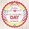 Valentine Heart Coloring Sticker Set